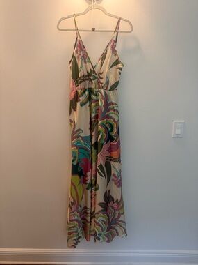 Silk maxi dress from boutique